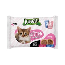 Jungle Kuzu & Tavuk Kedi Maması 400 G 7'li Avantaj Paketi Mıchu