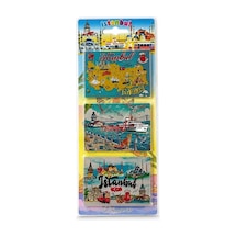 Silikon 3'lü İstanbul Temalı Magnet Alk5810 01