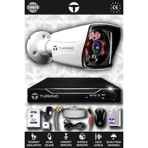 Turkno 1 Kameralı Karia 1 Dış Kamera Set 500 GB HDD Full HD Gece Görüşlü Güvenlik Kamerası Sistemi