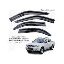 Nissan SkyStar Mügen Cam Rüzgarlığı Tüm Kasalar 4 Lü SET