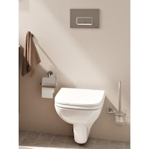 Minimax A44788 Kapaklı Tuvalet Kağıtlığı, Krom 16.5 x 12.2 x 11.2 CM