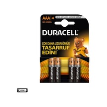 PİL AAA İNCE KALEM ALKALIN (4 ADET) DURACELL