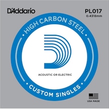 DADDARIO PL017 ELEKTRO VE AKUSTİK TEK TEL, G-(SOL), HIGH CARBON