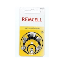 Remcell 10 Numara 1.45V İşitme Cihazı Pili Blister 6'lı