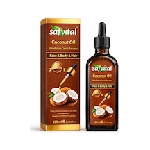 Safvital Hindistan Cevizi Yağı 100 Ml Yoğun Besleyici Nemlendirici Cilt Saç Bakım Serumu Parlaklık