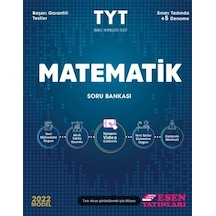 2022 TYT Matematik Soru Bankası -  Esen Yayıncılık