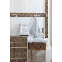 Eponj Home 2li Banyo Havlu Seti 90x160cm +50x90cm Ds A.gri A.gri