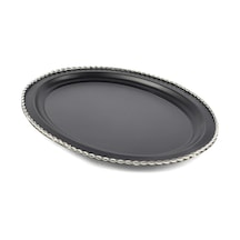Mikasa Moor Siyah Oval Tepsi 46x35cm