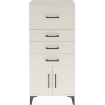 Arges Dolap 4 Çekmeceli 2 Kapaklı 60x30x134 Aytaşı-aytaşı Aytaşı