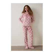 Penti Pembe Pretty Daisies Uzun Kollu Termal Etkili Pijama Takımı