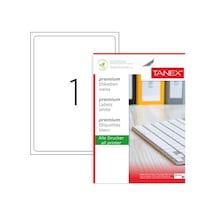 A4 Hazır Yapışkanlı Tw-2001 Laser Etiket - 199.6MM X 289.1MM