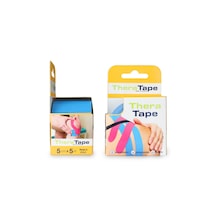 Thera Tape Kinesio Sporcu Ağrı Bandı Kinesiology Mavi 5 Cm X 5 M