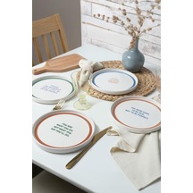 Motto Stackable Pasta Tabağı 21 Cm 4 Adet 22646-22732-33-34 Çok Renkli