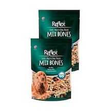 Semi Moist Karışık Kemikler Yarı Yumuşak Köpek Ödül Maması 150 Gr İkili Paket