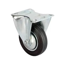Servis Tekeri - Tablalı Siyah Sabit - Çap 100 Mm Siyah