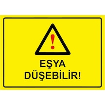 Eşya Düşebilir İsg Uyarı Levhası Pvc A4 21x30 Cm