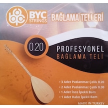 7nota BYC20 0.20 Uzun Sap Bağlama Teli Saz Teli