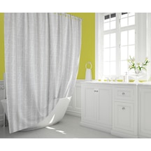 Zethome Tropik Banyo Duş Perdesi 3182 Tek Kanat 1X180X200 Mavi
