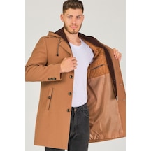Plt8406 Dewberry Erkek Palto-Camel