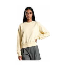 Hiccup Busem Kadın Pamuk Karışımlı Sweatshirt Sarı