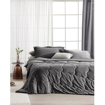 Madame Coco Kaira King Size Comforter Set Antrasit - Gri