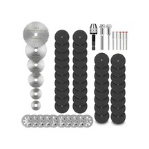 Trendooze Testere Tekerleği Seti Reçine Mini Metal Kiti Kesme Kesme Kesme Kesici Disk Daire Bıçağı Bıçağı Aracı Adet 60 Pd