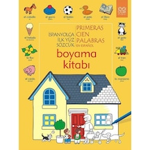 İspanyolca İlk Yüz Sözcük Boyama Kitabı- 1001 Çiçek