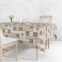 Astarlı Silinebilir Pvc Muşamba Masa Örtüsü Kilim Desen (519062276)