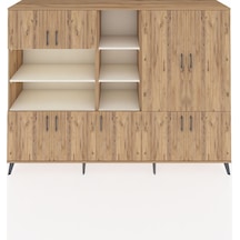 Hyperion Dolap 14 Raflı 9 Kapaklı 220x44x163 Çam-çam/aytaşı Atlas Çam/aytası - Atlas Çam