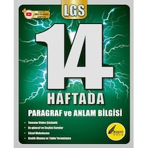 Tonguç Yayınları Tonguç 14 Haftada Lgs Paragraf Ve Anlam Bilgisi