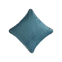Biyeli Kırlent Yastık Kılıfı Akvaryum Mavisi 45 x 45