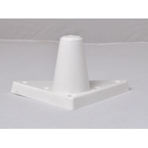 Zeygen Sena Plastik Mobilya Baza Koltuk Kanepe Ayak 8 Adet 10 Cm Beyaz