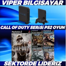 Muhteşem Call Of Duty Serisi 5 Adet Ps2 Oyun Açıklamayı Okuyunuz