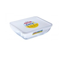 Pyrex 343p000/3046 Dikdörtgen Fırın Kabı Kapak 25x20x8 Cm