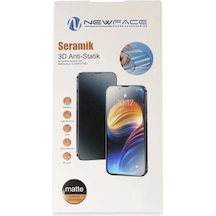İphone 16 3d Antistatik Mat Seramik Nano Ekran Koruyucu