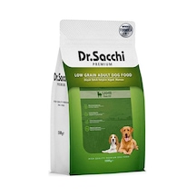Dr. Sacchi Premium Kuzu Etli Düşük Tahıllı Yetişkin Köpek Maması 1500 G