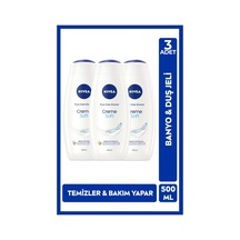 Nivea Creme Soft Duş Jeli 500 Ml 3 Adet Diğer