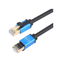 Ayt Cat8 Ethernet Rj45 Ethernet 1 Metre Kablo 40 Gbps Hız Destekli İnternet Kablosu Jack Soketli Hazır Kablo