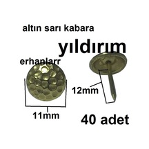 Kabara Raptiye Çivi Koltuk Çivisi Altın Sarı