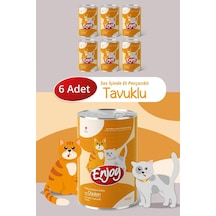 Tavuklu Kedi Konservesi, Sos İçinde Et Parçacıklı, 400 G, Set Of 6