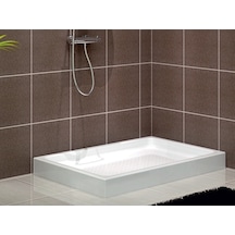 Shower 80x120 Dikdörtgen Monoblok Duş Teknesi