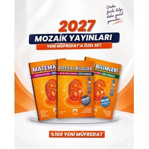 Mozaik Yayınları 6. Sınıf Matematik-sosyal Bilgiler-fen Bilimleri Soru Bankası Seti 3 Kitap