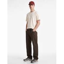 Koton Pamuklu Normal Bel Cepli Vintage Straight Fit Jean Pantolon Kahverengi 6sam40302nd Kahve
