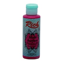 Rich Akrilik Boya Multi Surface 120 Cc Fuşya 120-2154 Çok Renkli