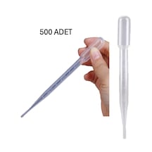 Pastör Pipet Plastik Damlalık Pipet 500 x 3 ML