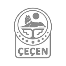 Çeçen Bayrak Folyo Kesim Etiket Gümüş (15 x 11 cm)