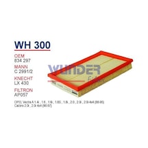 WUNDER WH300 HAVA FİLTRESİ - OPEL VECTRA A - CALiBRA 2.0 i A -95