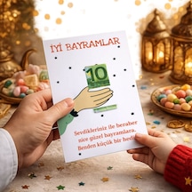 Bk Gift Bayram Tebrik Kartı - Bayram Harçlık Kartı - Bayram Hediyesi 10x15cm -2