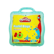 Play-Doh 24 Renk Plastik Çantalı Pastel Boya Pa011