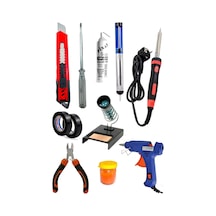 Pro Full Takım Kalem Havya 60w Lehim Makinesi Lehim Tel Pasta Stand